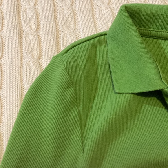 Zara Ribbed Ruched Button-Up ~ Small - Picture 8 of 10